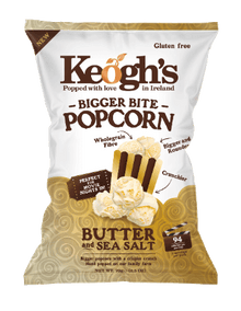 Wholesale Keogh's Butter and Sea Salt Popcorn, Hand-Popped Wholegrain Snack (2.5 OZ)- Bulk