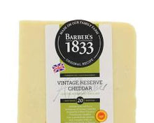Wholesale Barber's 1833 Vintage Reserve Cheddar Cheese, 10 LB- Bulk