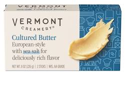 Wholesale Vermont Cultured Butter Sea Salt- Bulk
