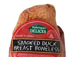 Wholesale Fabrique Delice Fully Cooked Smoked Half Duck Breast 5 OZ- Bulk