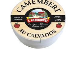 Wholesale E Graindorge Camembert Calvados 250 G- Bulk