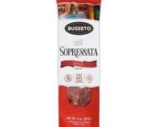 Wholesale Busseto Hot Sopressata Chub- Bulk