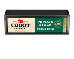 Wholesale Cabot Private Stock Cheddar Cheese Bars, 8 oz- Bulk