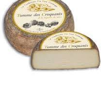 Wholesale French Alpine/Tomme Cheese Importers Tomme des Croquants Cheese 800g- Bulk