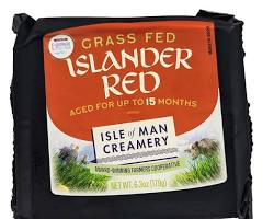 Wholesale Isle Of Man Creamery Red 18 Month Aged Vintage Cheddar Cheese 6.3 OZ- Bulk