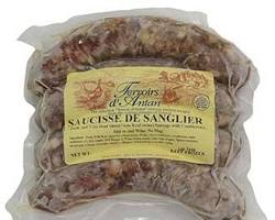 Wholesale Fabrique Delice Wild Boar Sausage With Apples Special Order Premium 1 LB- Bulk