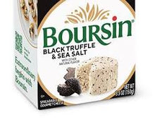 Wholesale Boursin Black Truffle & Sea Salt Gournay Spreadable Cheese, 5.2 oz- Bulk