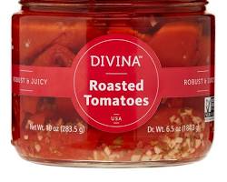Wholesale Divina Roasted Red Tomatoes Jars 10 OZ- Bulk