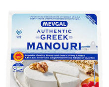 Wholesale Mevgal Manouri Cheese 3 x 2 KG (6 KG Total) Greek Soft Whey Cheese- Bulk
