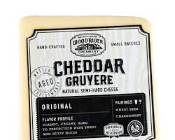 Wholesale Wood River Gouda Gruyere Cheese, 8 oz- Bulk