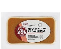 Wholesale Les Trois Petits Cochons Mousse Royale au Sauternes Pate, Goose Liver with Sauternes Wine, 3 LB- Bulk