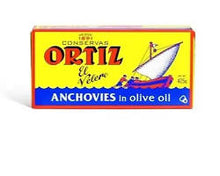 Wholesale Conservas Ortiz Spanish Anchovy Fillets in Olive Oil Tins 10 G- Bulk
