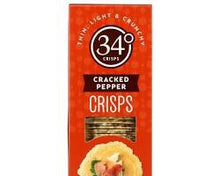 Wholesale 34 Degrees Pepper Crisps- Bulk