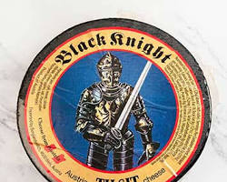 Wholesale Black Knight Tilsit Cheese Black Wax 14 LB- Bulk