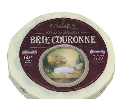 Wholesale Henri Hutin Brie with Chives 1K 60 Percent Butterfat 2.2 LB- Bulk