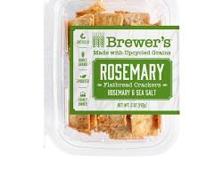 Wholesale Brewer's Foods Rosemary Sea Salt Flatbread Crackers, 5 OZ- Bulk