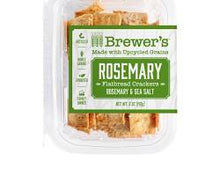 Wholesale Brewer's Foods Rosemary Sea Salt Flatbread Crackers, 5 OZ- Bulk