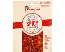 Wholesale Palacios Sliced Hot Spanish Chorizo 3.5oz- Bulk