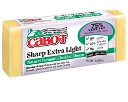 Wholesale Cabot Extra Sharp Cheddar Cheese Print 10 Pound - Premium Dairy Product- Bulk