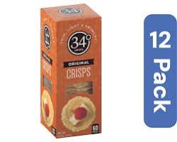 Wholesale 34 Degrees Natural Crisps- Bulk