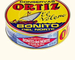 Wholesale Ortiz Bonito In Olive Oil Tin Large- Bulk