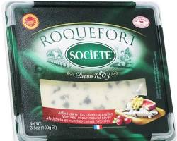 Wholesale Société Roquefort Blue Cheese Wedge 3.5 oz- Bulk