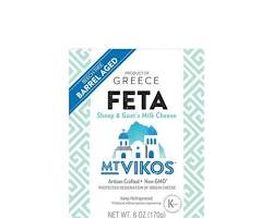 Wholesale Mt Vikos Feta Barrel Aged 6 OZ- Bulk