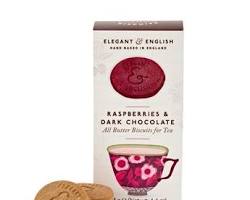 Wholesale Crackers ,Cookies, And Chips: Fine Cheese Company Fcc Elegant Rasp/Drk Choc Biscuits (P) 4 Oz- Bulk