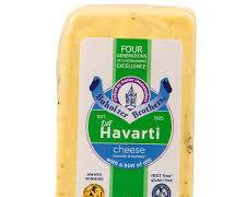 Wholesale Gibbsville Cheese / Wholesale Dairy Distributors: Havarti 55% Dill Cheese 10 LB- Bulk