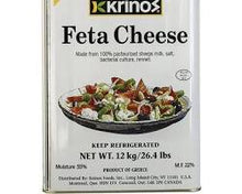 Wholesale Krinos Greek Sheep Feta Tin 26 Lb- Bulk