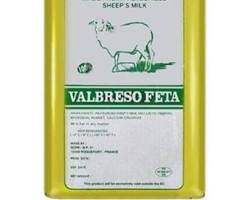 Wholesale Valbreso 100% Sheep Milk Feta 35#- Bulk