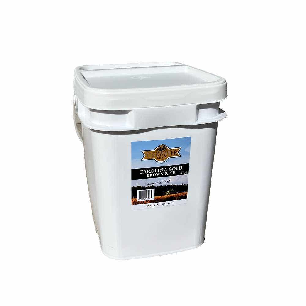 Wholesale Tidewater Grain Co Carolina Gold Brown Rice 30 Lb- Bulk
