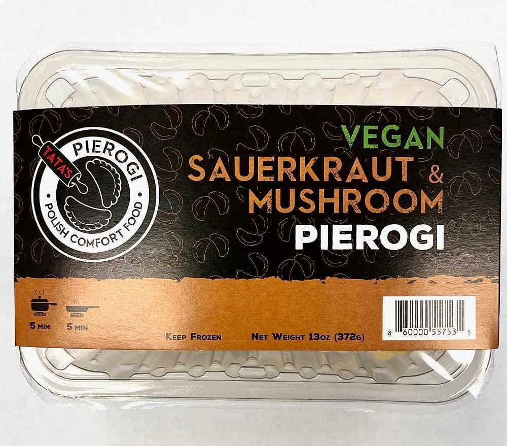 Wholesale Tata's Pierogi Sauerkraut & Mushroom Pierogi 13 Oz- Bulk