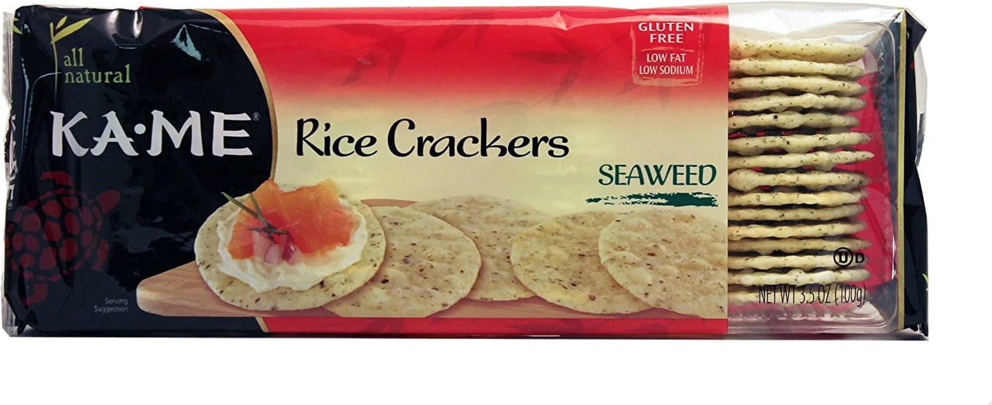 Wholesale Kame Rice Crackers Seaweed- Bulk