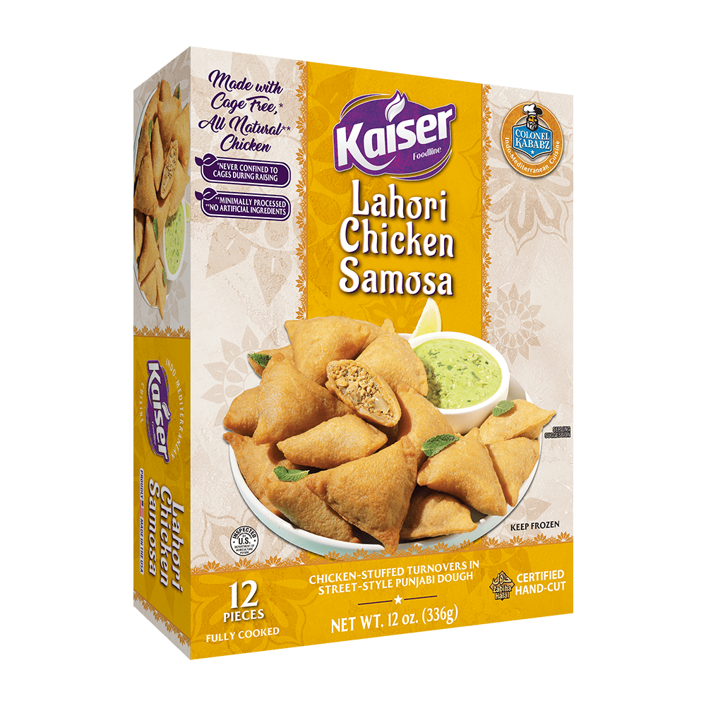 Wholesale Colonel Kababz Lahori Chicken Samosa 336g- Bulk