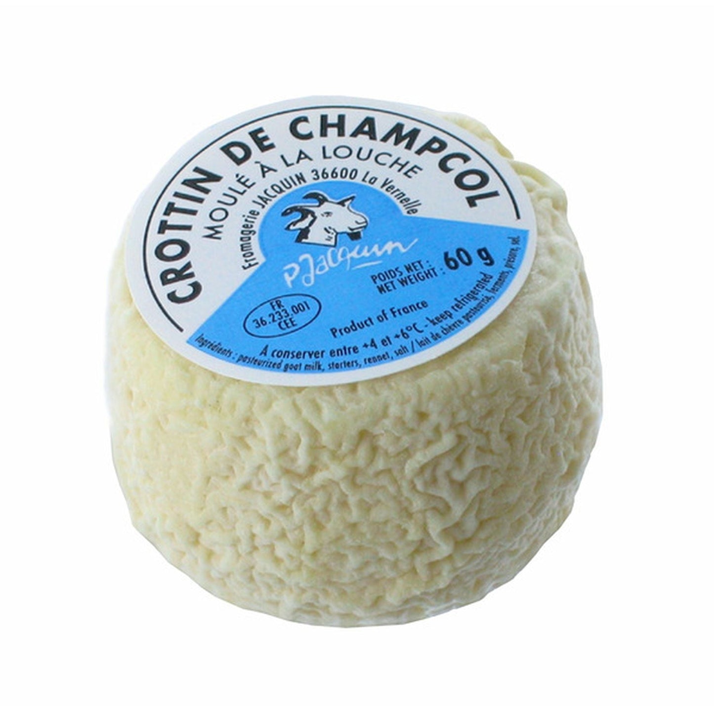 Wholesale Fromagerie Jacquin Crottin Affine Goat Cheese, 3 oz- Bulk