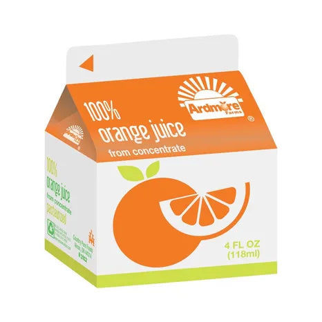 Wholesale Ardmore Case Orange Juice Frozen 4Oz Cup- Bulk