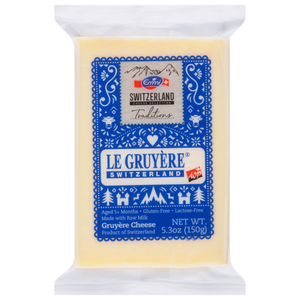 Wholesale Alp and Dell Cheese Store: Italco Food Products Gruyere Cuts Switzerland 5 LB Cheese- Bulk