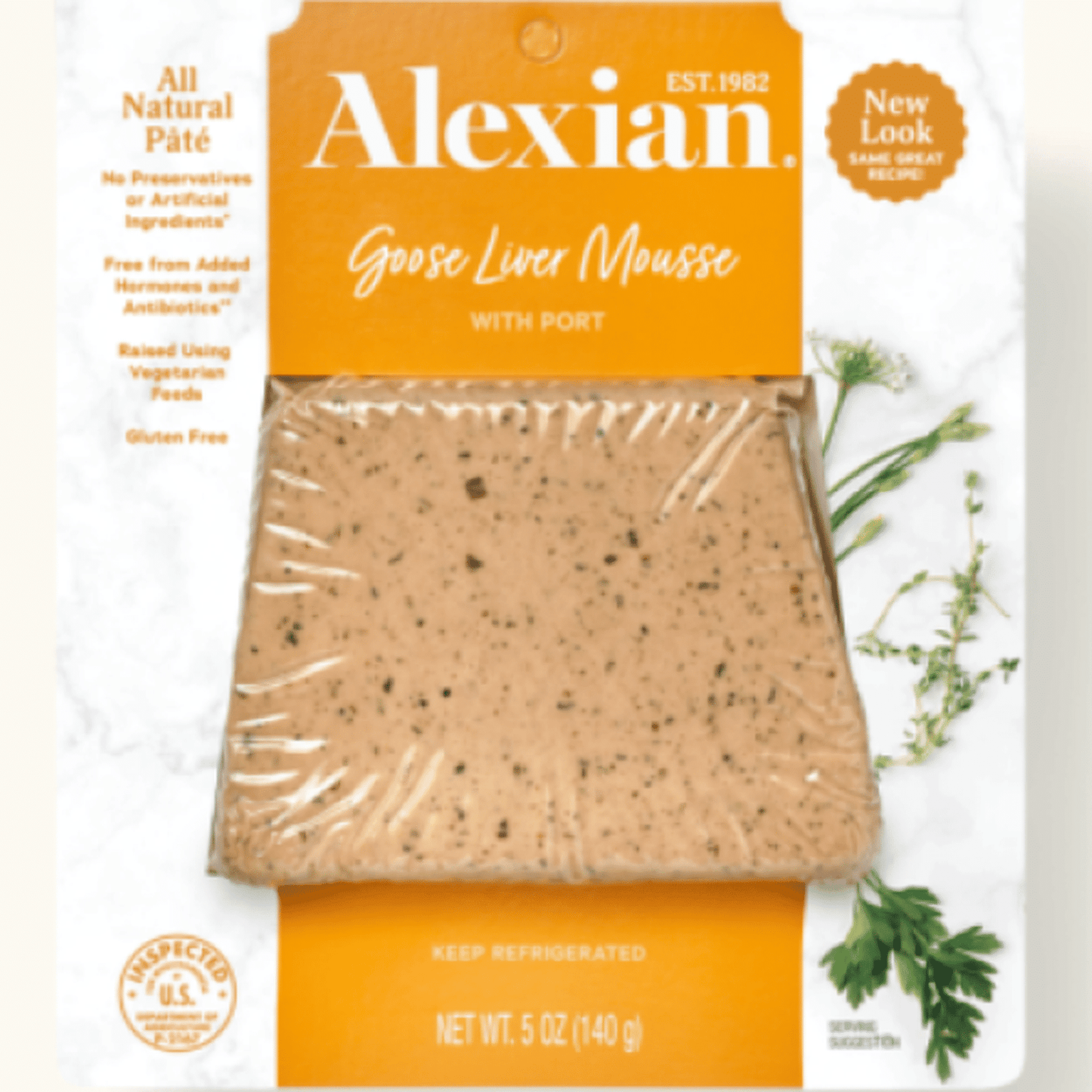Wholesale Alexian Goose Liver Mousse (5 OZ) - Creamy Gourmet Spread- Bulk