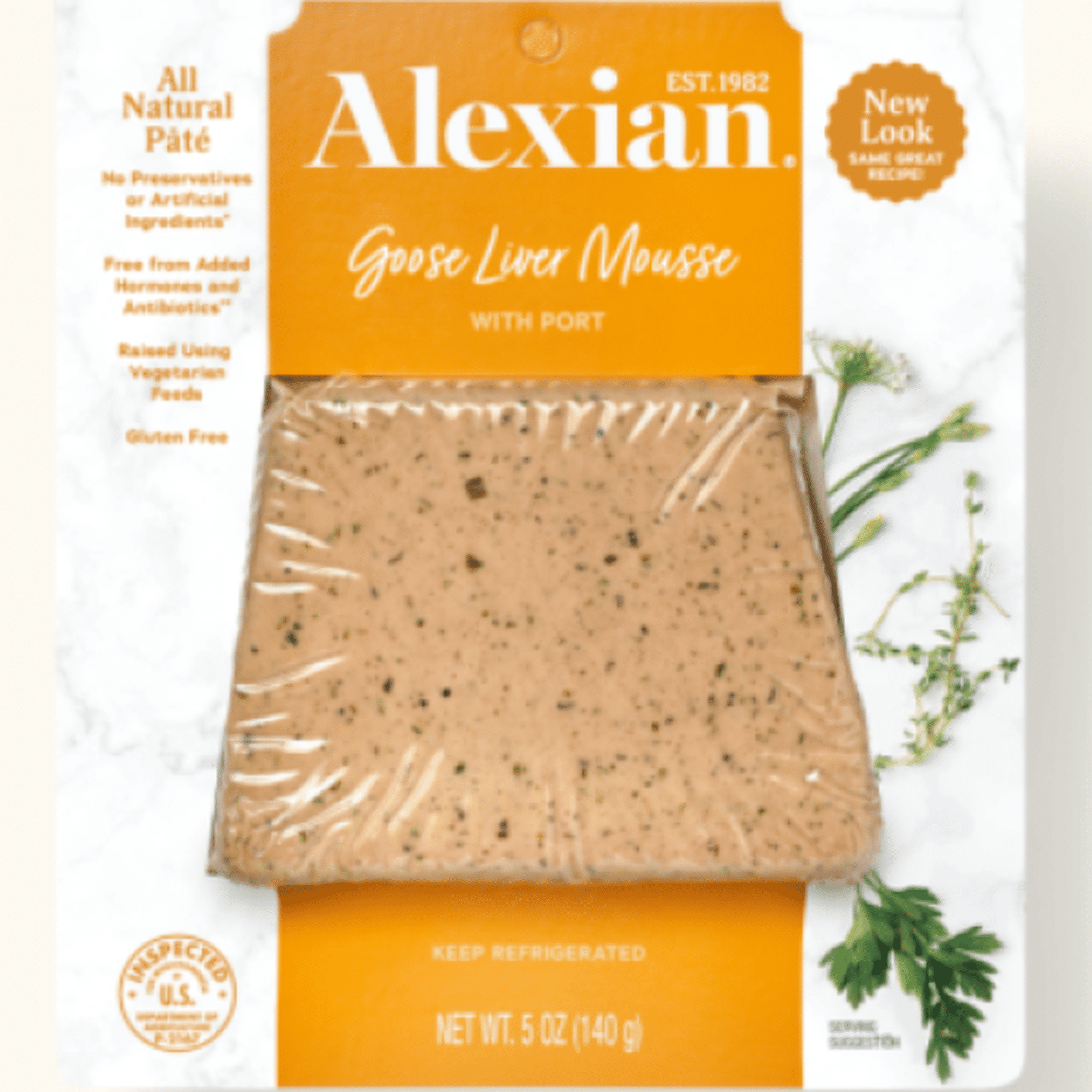 Wholesale Alexian Goose Liver Mousse (5 OZ) - Creamy Gourmet Spread- Bulk