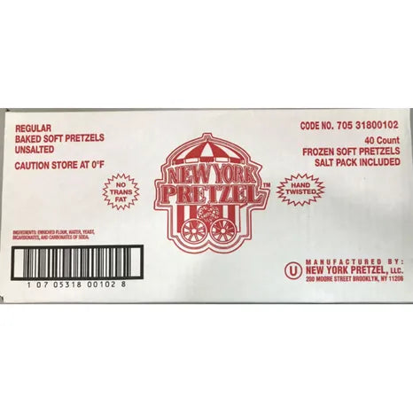 Wholesale Ny Pretzel Case 3.5Oz Soft Pretzel Twist- Bulk