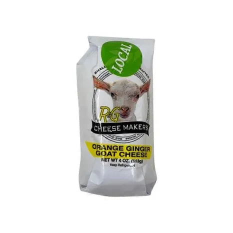 Wholesale Orange & Ginger Chevre Cheese 4 OZ- Bulk