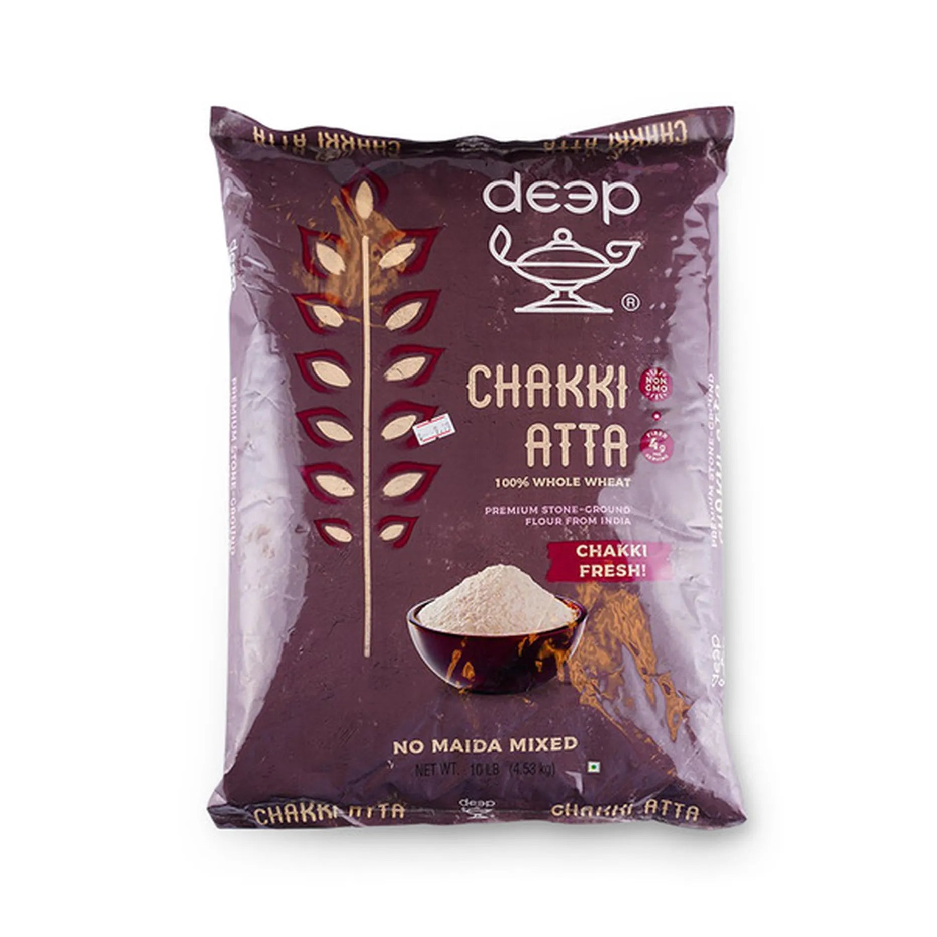 Wholesale Deep Chapati Flour (Chakki Atta) 10 lb- Bulk