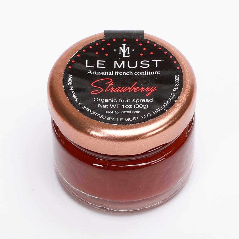 Wholesale Le Must Strawberry Fruit Spread Organic 1 Oz- Bulk