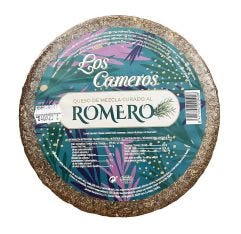 Wholesale Los Cameros Romero Mixed Milk Cheese With Rosemary Wheel 7 Lb- Bulk
