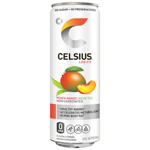 Wholesale Celsius 12/12 Oz Non-Carb Peach Mango- Bulk