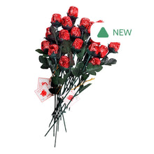 Wholesale Madelaine Single Milk Chocolate Foiled Red Roses 9.5"- Bulk