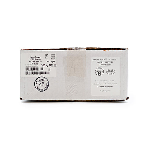 Wholesale Mitica 12 Month Boneless Serrano 12lb- Bulk