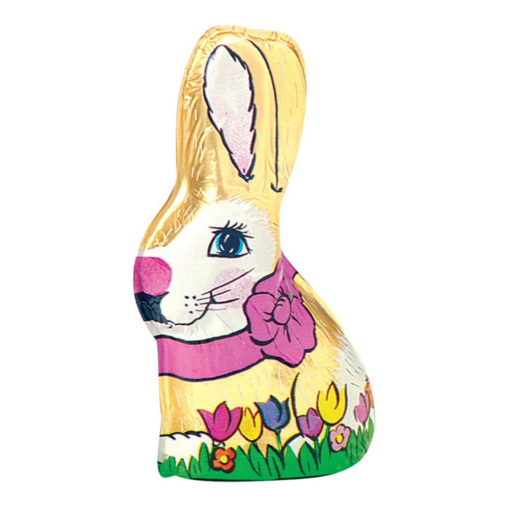Wholesale Madelaine Milk Chocolate Foiled Semi Solid Rabbit 2 Oz- Bulk