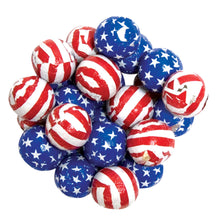 Wholesale Madelaine Milk Chocolate Foiled Stars And Stripes Balls- Bulk